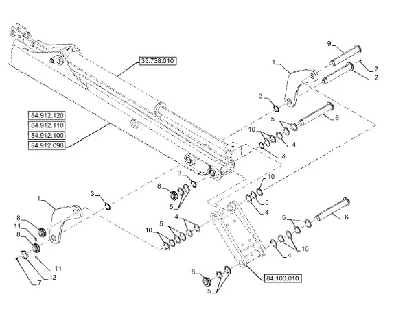 BU2720145 - палец
