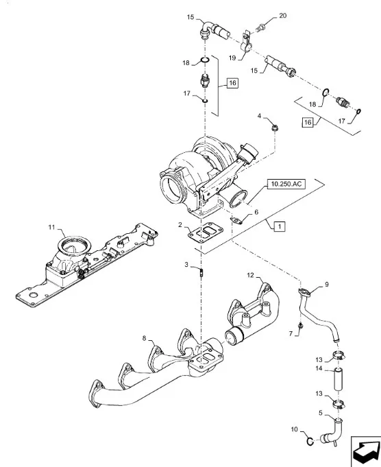 87736393 - турбонагнетатель
