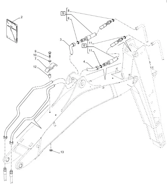 87614629 - трубопровод высокого давления