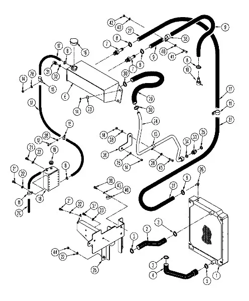 294025A2 - Радиатор водяной охл. ДВС TJT9/St.
